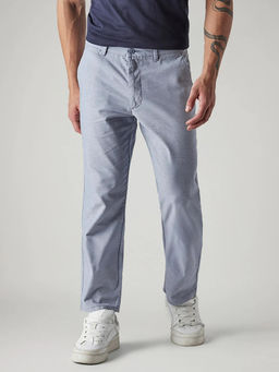 Levi's - Men's Blue Solid/Plain Trousers
