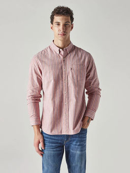 Levi's - Men's Pink Stripes Shirt