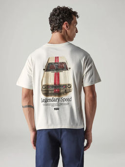 Levi's - Men's Off White Graphic T-Shirt