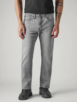 Levi's - Men's Grey Solid/Plain Jeans