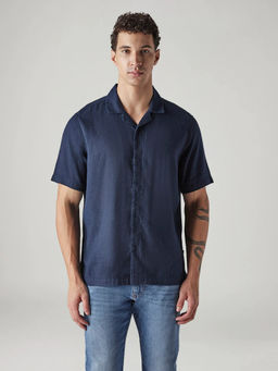 Levi's - Men's Navy Blue Solid/Plain Shirt