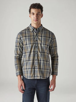 Levi's - Men's Grey Checks Shirt