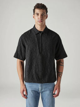 Levi's - Men's Black Embroidered Shirt