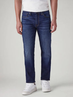 Levi's - Men's Navy Blue Solid/Plain Jeans