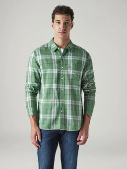 Levi's - Men's Green Checks Shirt