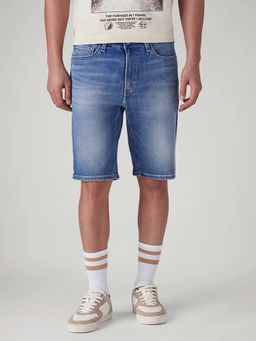 Levi's - Men's Blue Solid/Plain Shorts