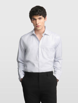 Arrow - Off White Men's Dobby Liberty Classic Regular Fit Shirt