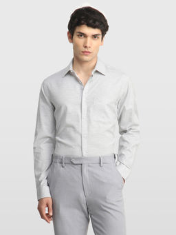 Arrow - Grey Men's Heathered Liberty Classic Regular Fit Originals Shirt