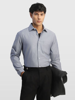 Arrow - Grey Men's Chambray Liberty Classic Regular Fit Originals Shirt