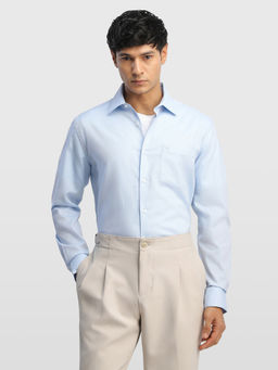 Arrow - Blue Men's Dobby Liberty Classic Regular Fit Originals Shirt