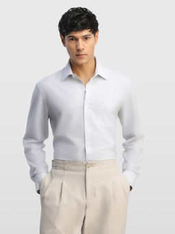 Arrow - Grey Men's Knitted Manhattan Slim Fit Originals Shirt