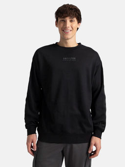 Jockey - Mz15 Men Super Combed Cotton Rich Oversized T-Shirt-Black