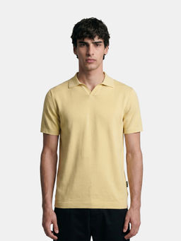 The Bear House - Yellow Men's Polo T-Shirt