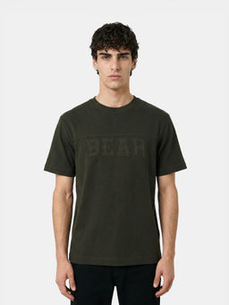 The Bear House - Olive Men's Cotton T-Shirt