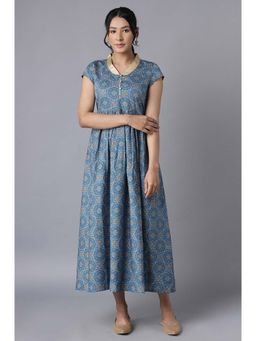 Aurelia - Aure Collection By Aurelia Blue Ethnic Dress