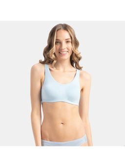 Jockey - 1550 Super Combed Cotton Elastane Stretch Lounge Bra - Angel Falls