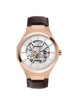 Timex - Signio Round Silver Dial Automatic Men Watch - TWEG33900 (M)