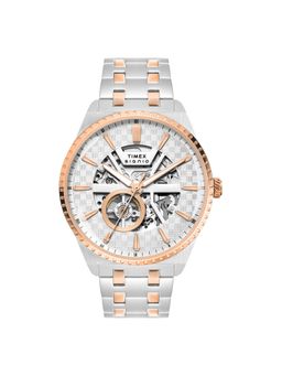 Timex - Signio Round Silver Dial Automatic Men Watch - TWEG34000 (M)