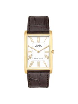 Timex - Signio Rectangle White Dial Analog Men Watch - TWEG34300 (M)