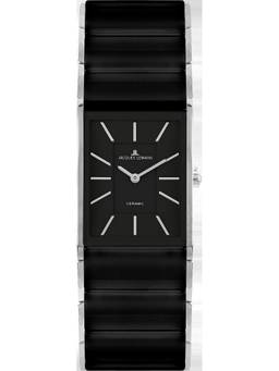 Jacques Lemans - Dublin Series Black Stainless Steel/High-Tech-Ceramic Watch (1-1940A) (Medium)
