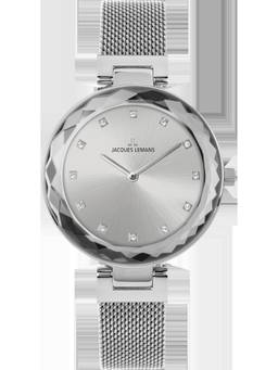 Jacques Lemans - Milano Series Silver Stainless Steel Watch (1-2139B) (Medium)