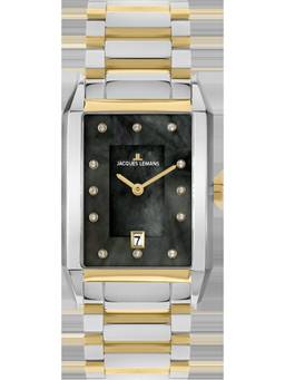 Jacques Lemans - Torino Series Black Stainless Steel Watch (1-2159M) (Medium)