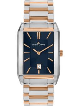 Jacques Lemans - Torino Series Navy Blue Stainless Steel Watch (1-2160.1M) (Medium)