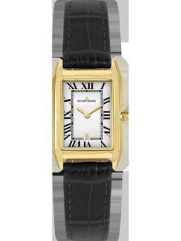 Jacques Lemans - Torino Series White Leather Strap Watch (1-2189.1P) (Medium)