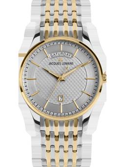 Jacques Lemans - London Series Grey Stainless Steel Watch (1-2193J) (Medium)
