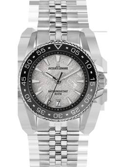 Jacques Lemans - Liverpool Diver Grey Series Stainless Steel Watch (1-2205L) (Medium)