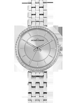 Jacques Lemans - Milano Series Silver Stainless Steel Watch (1-2212A) (Medium)