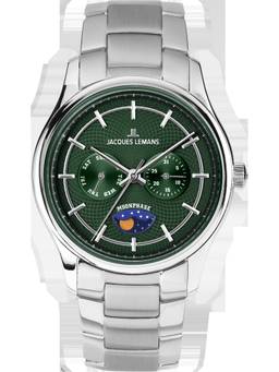 Jacques Lemans - Derby Series Green Stainless Steel Watch (1-2213L) (Medium)