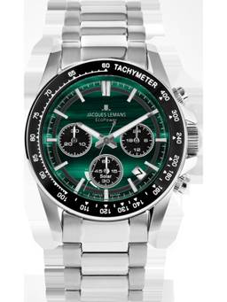 Jacques Lemans - Eco Power Lim Edition Series Green Stainless Steel Watch (50-10C) (Medium)