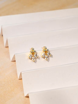 Boldiful - Vivid 18k Gold Vermeil Plated 5A Cubic Zirconia Earrings