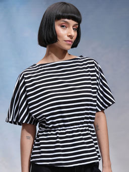 TOKYO TALKIES - Striped Muli-Color Top