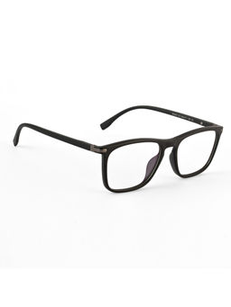 ROYAL SON - Square Black Computer Blue Light Blocking Specs Frames for Men Women- SF0068-C1 (39)