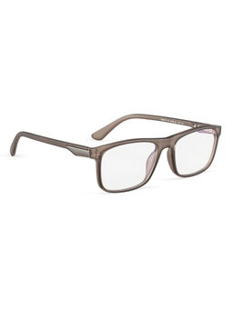 ROYAL SON - Full Rim Grey Blue Cut Anti Glare Eye Protection Specs for Men Women- SF0069-C2 (39)