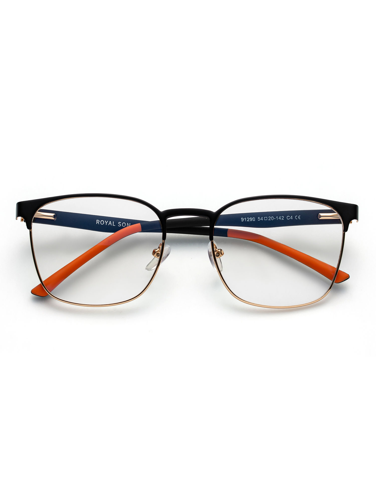 Buy ROYAL SON Square Black Computer Glasses Computer Glasses