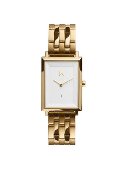 MVMT - Signature Square Quartz White Rectangle Dial Womens Watch - D-MF03-G