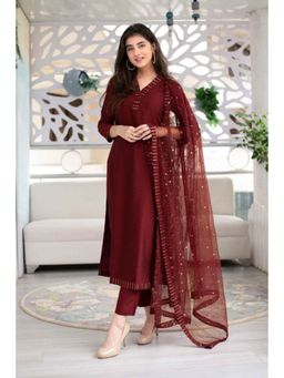 Dayaachi - Blue Women Kurta With Pant & Dupatta