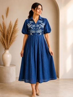 Autumnlane - Drona Indi Embroidery Cotton Dress