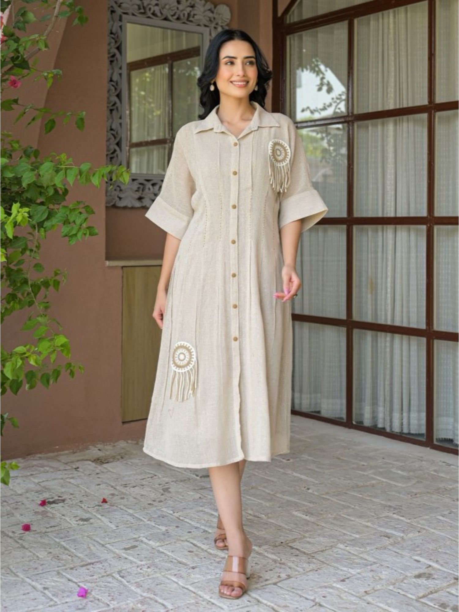 autumnlane Tatva Birch Jute Dress-picture-47