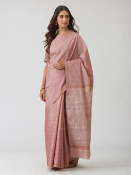 Fabindia - Silk Hand Block Print Sari