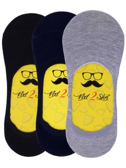 NEXT2SKIN - Mens Turkish Cotton Towel Socks - Pack of 3 (Black:Navy:Light Grey)