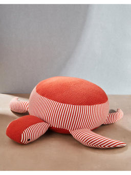 Fabindia - Orange Cotton Turtle Toy (1-2 Years)