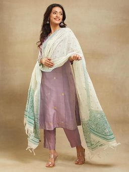 Fabindia - Natural Cotton Hand Block Printed Dupatta