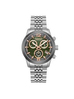 Quantum - Men Chronograph Dark Green Dial Watch - ADG1173.670 (M)