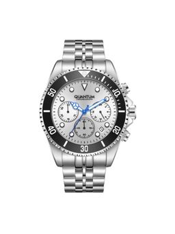 Quantum - Men Chronograph Silver Dial Watch - PWG930.330 (M)