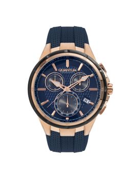 Quantum - Men Chronograph Navy Blue Dial Watch - PWG953.069 (M)
