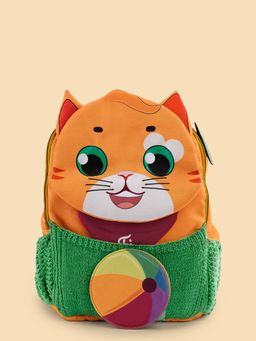 Filli & Me - Multi-Color Polyester Character Ball School Backpack
